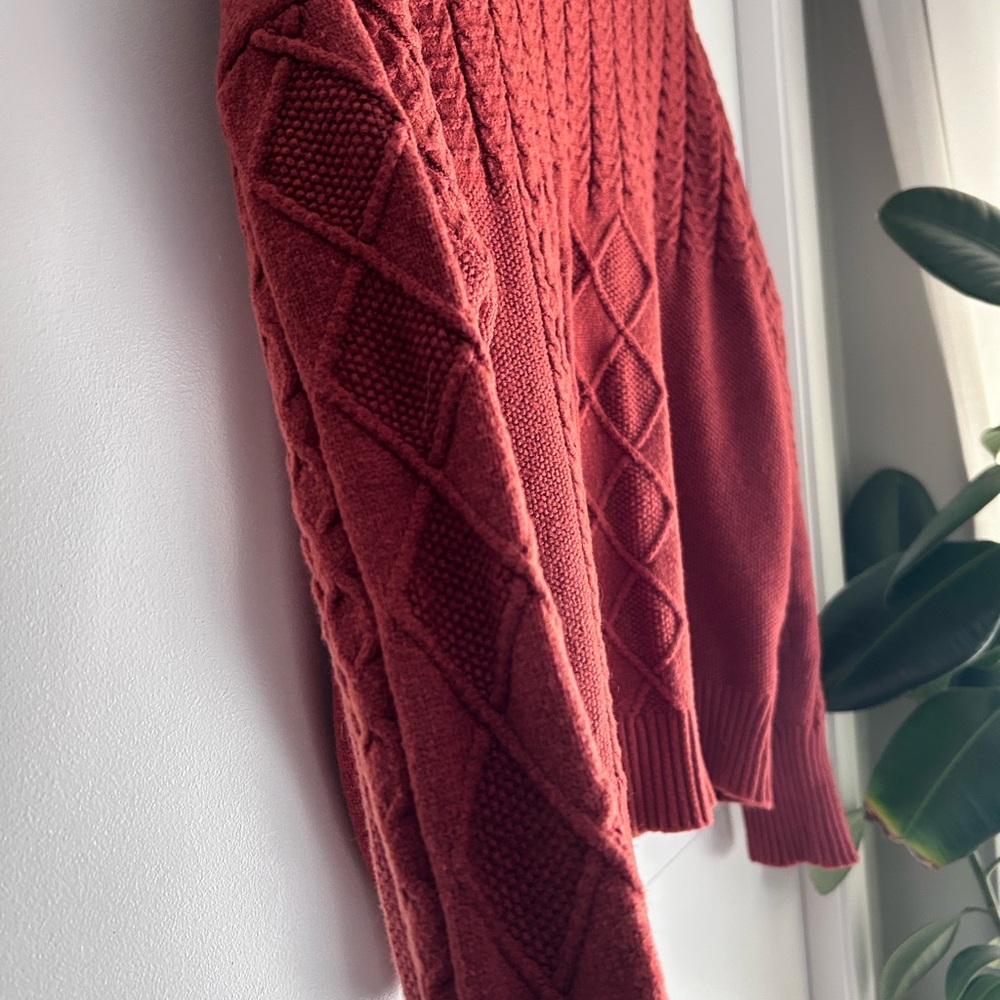 Mexx Deep Rust Knit Pullover - Picture 4 of 7